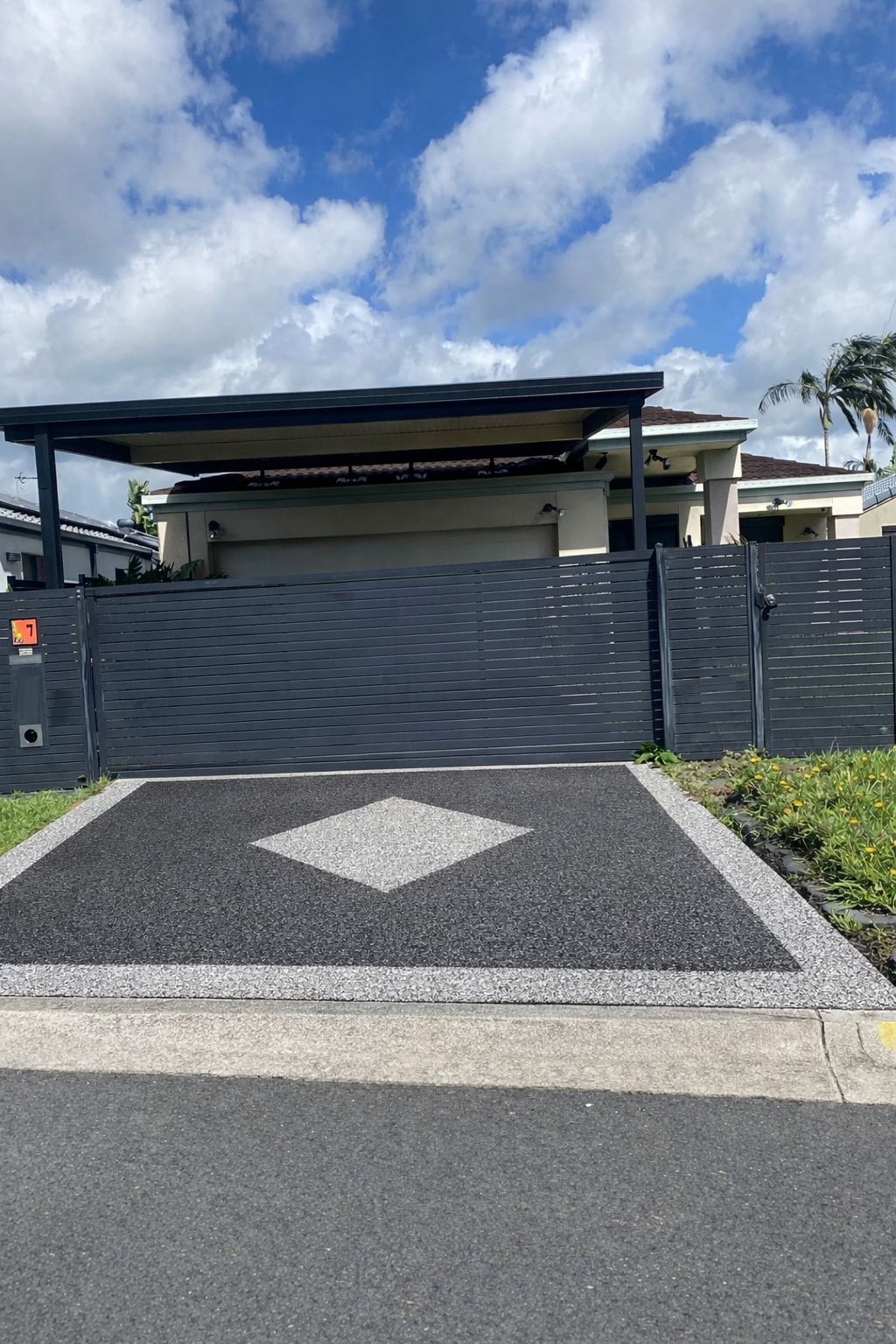 Resin bound driveway