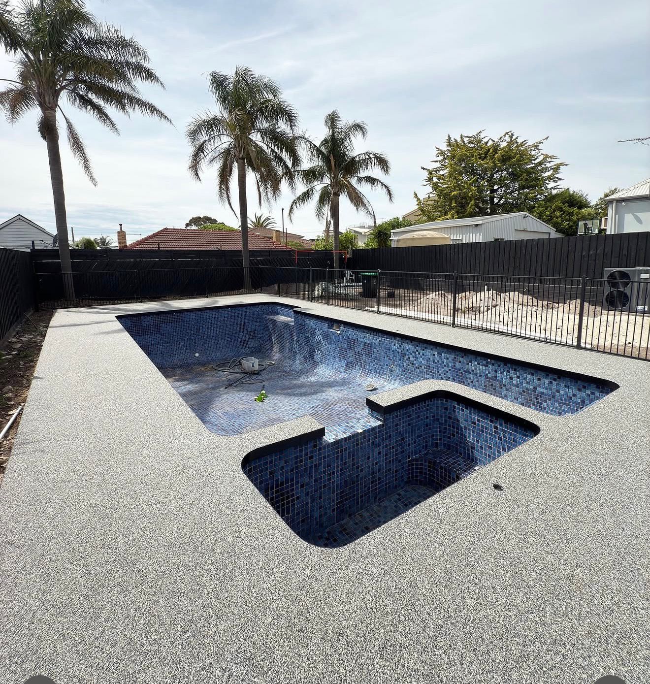 Pool surround paving