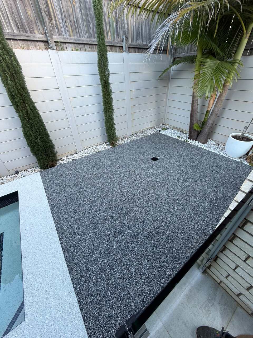 Ipswich granite resin patio